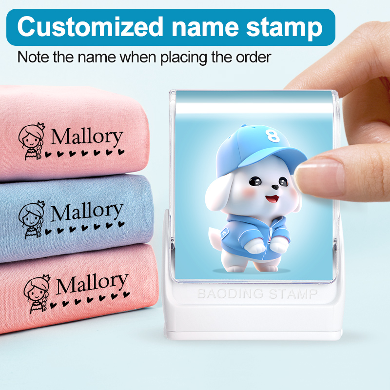 Self Inking Stamp - 맞춤형 아기 옷 스탬프, 맞춤형 만화