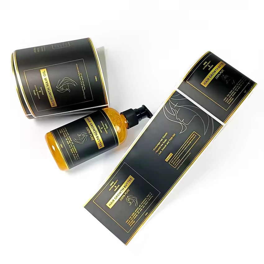 Sticker Label Roll - 맞춤형 고급 금박 비닐 라벨｜맞춤형 자가
