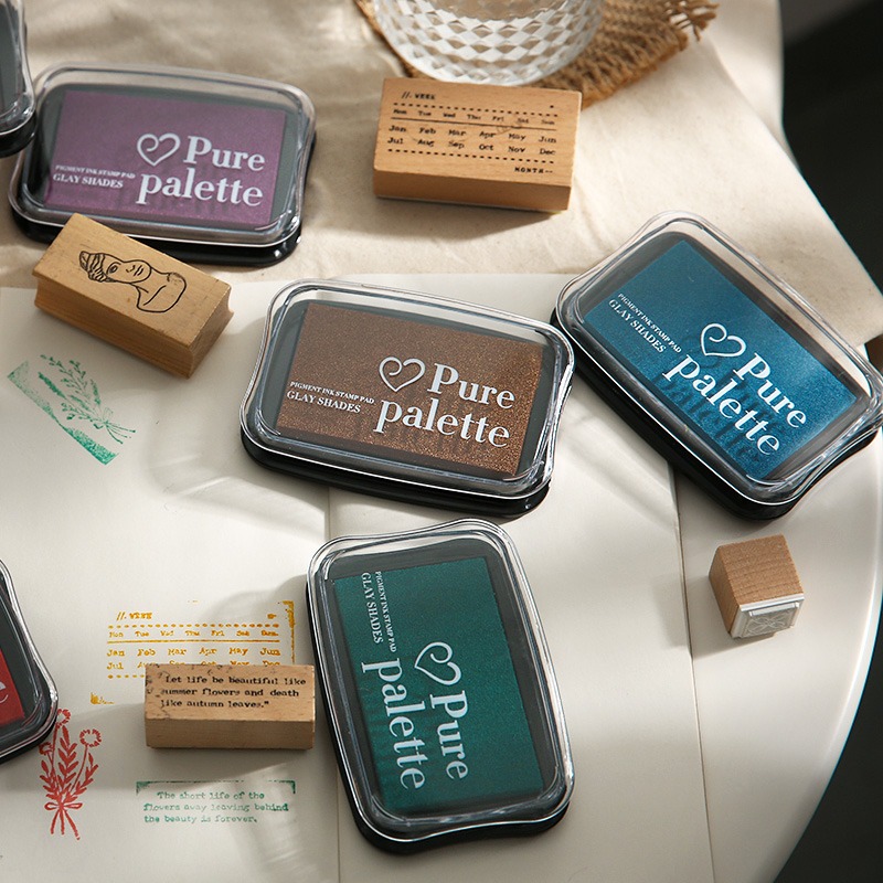 Self Inking Stamp - 스탬핑 스크랩북 재료에 대한 빈티지 컬러