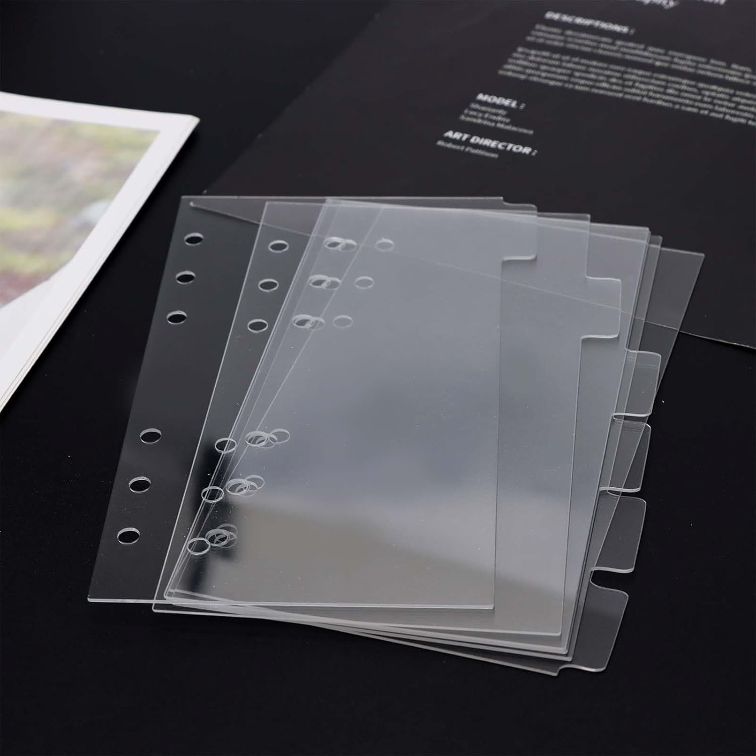 Index Tab Divider - A5/A6/A7 바인더 디바이더 플래너 인서트 6탭