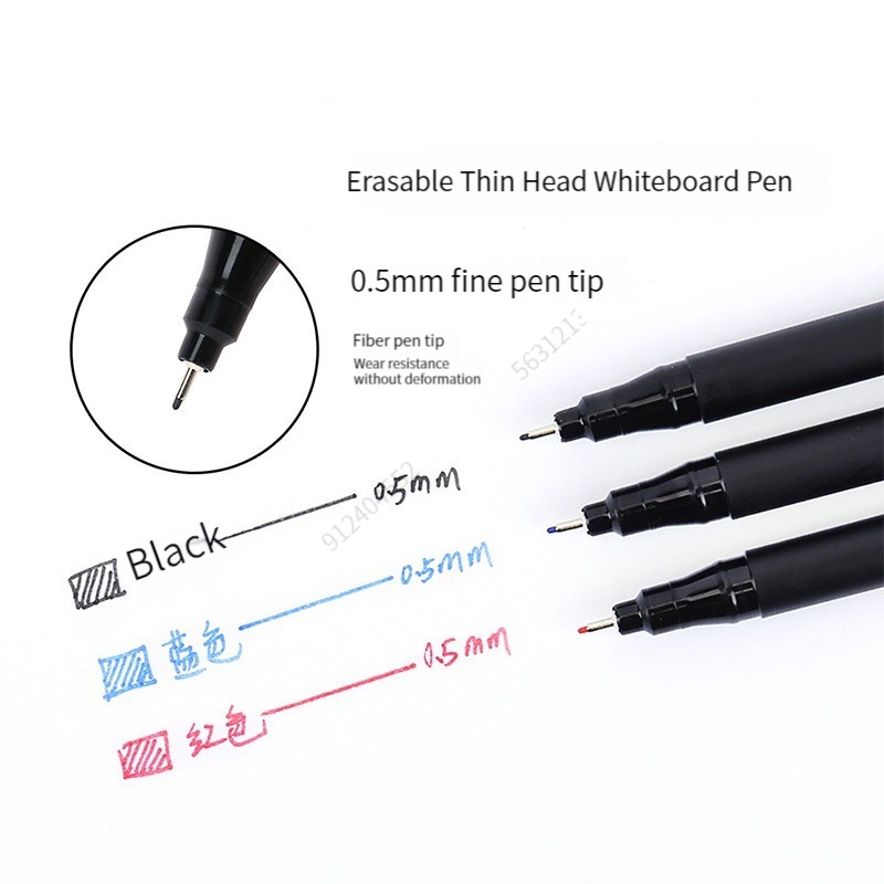 1/3PCS 0.5mm 드라이 지우기 아트 마커 펜 지 - Whiteboard Marker Set 리뷰 및 가격