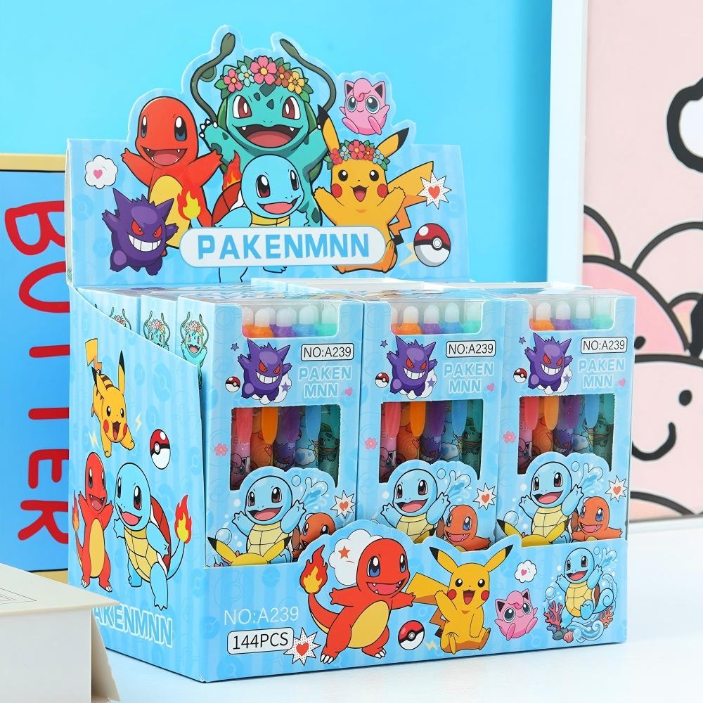 무작위 6/12/24pcs 포켓몬 0.5mm 파란색 잉 - Stationery Supplier 리뷰 및 가격
