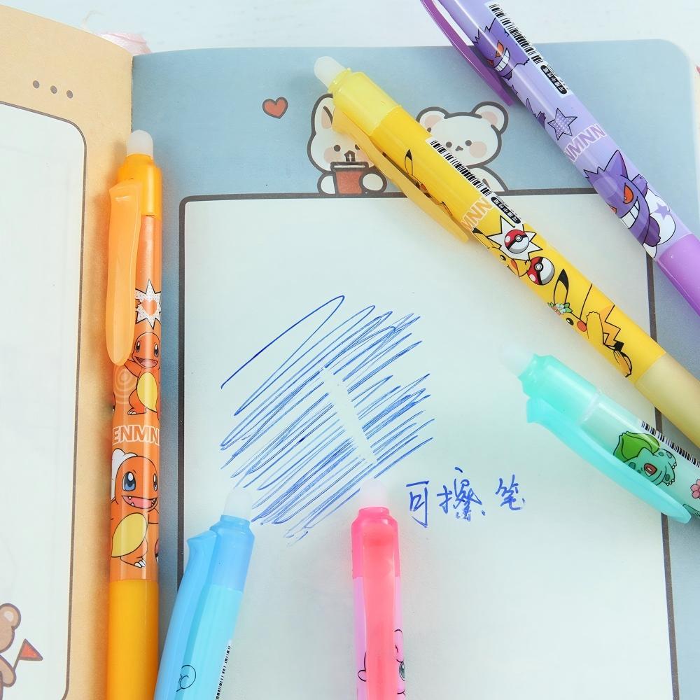 무작위 6/12/24pcs 포켓몬 0.5mm 파란색 잉 - Stationery Supplier 리뷰 및 가격