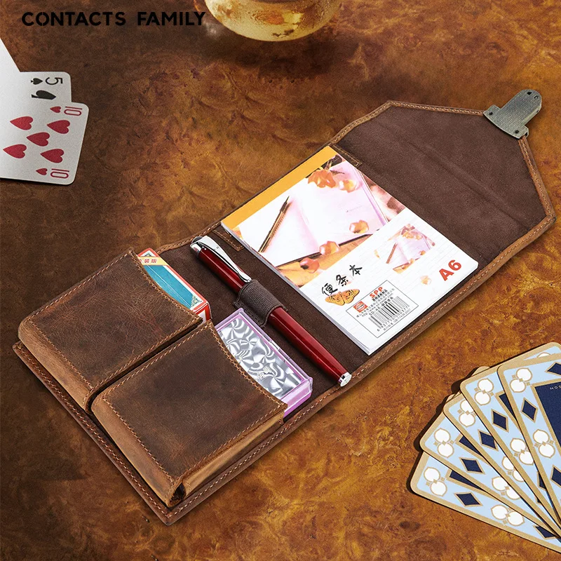 럭셔리 레트로 가죽 노트북 커버 케이스, 펜 슬롯 비즈 - Office Stationery And Supply 리뷰 및 가격