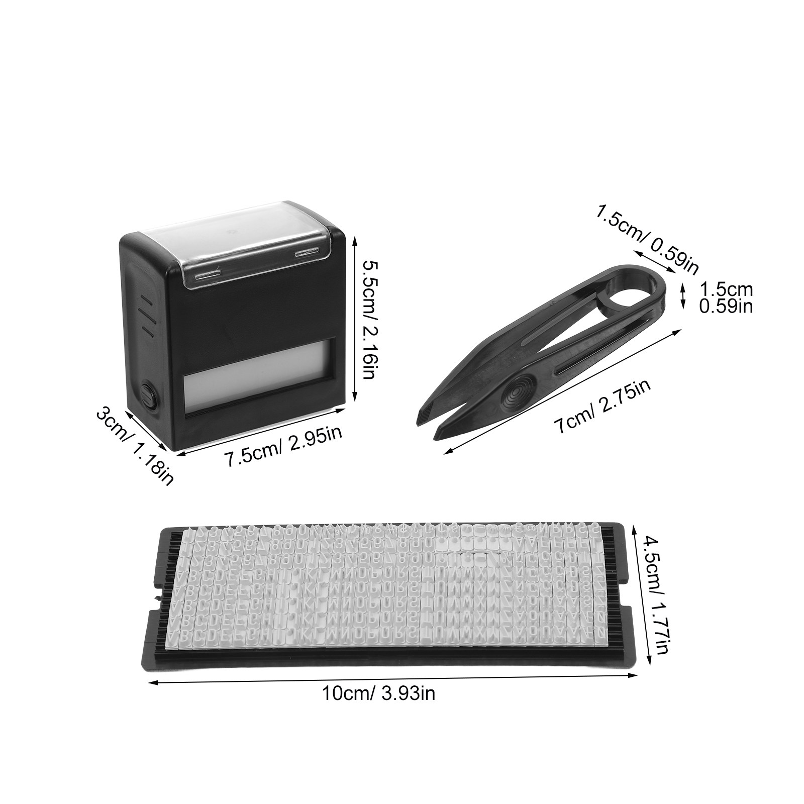1세트 ABS 자동 잉크 DIY 스탬프 키트 (교체 가 - Self Inking Stamp 리뷰 및 가격
