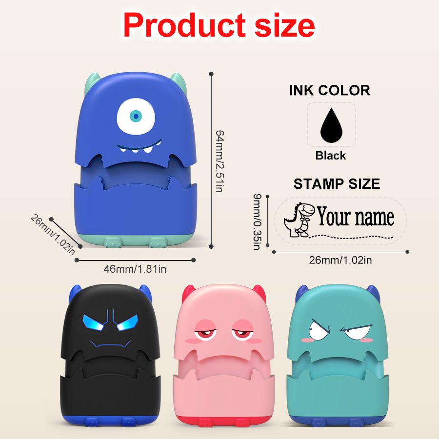 개인화 된 학생 이름 스탬프-맞춤형 방수 인감, 퇴색되 - Self Inking Stamp 리뷰 및 가격