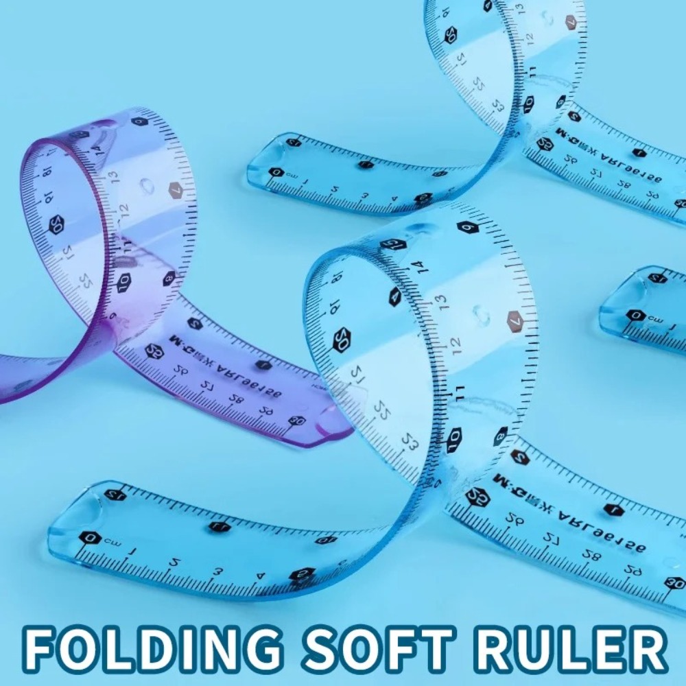 1/3개 투명 소프트 자, 유연한 깨지지 않는 직선자, - Ruler Set Transparent 리뷰 및 가격