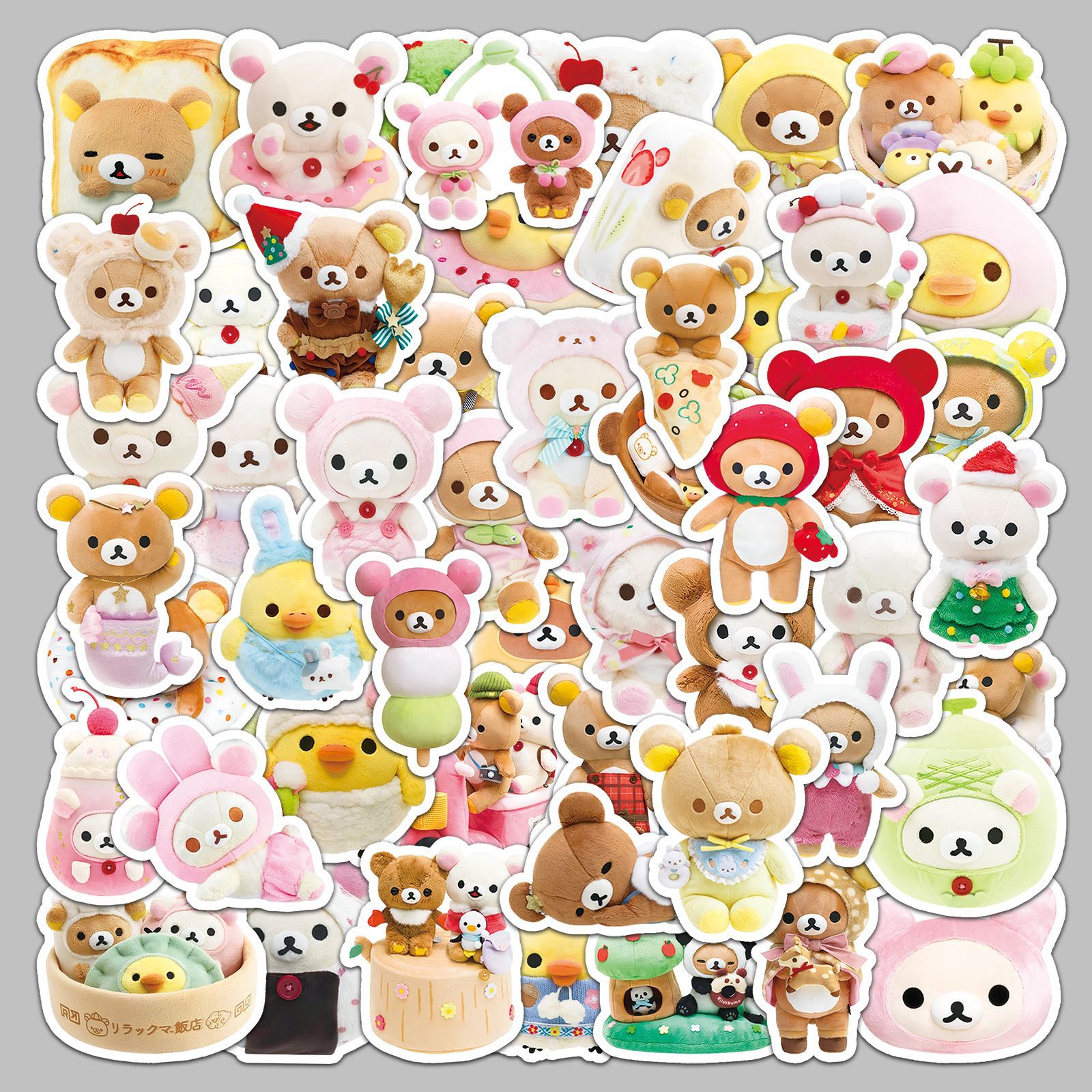 54pcs 어린이를위한 귀여운 리락쿠마 미적 스티커 장 - Memo Pad Sticky 리뷰 및 가격