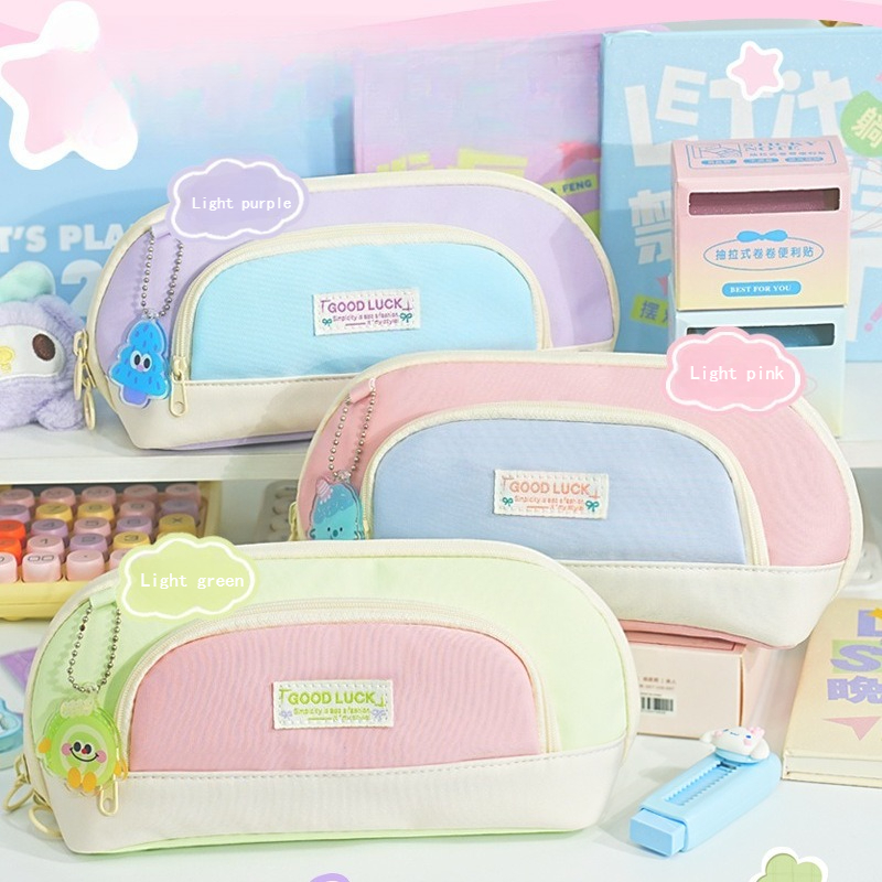 연필 가방 대형 오프닝 디자인 파티션 보관 학생 연필  - Stationery Office Supply Store 리뷰 및 가격