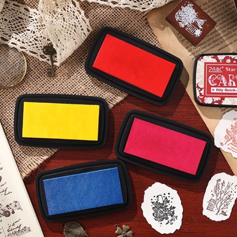 다채로운 여러 가지 빛깔의 잉크 패드 플래너 스탬프 아 - Self Inking Stamp 리뷰 및 가격