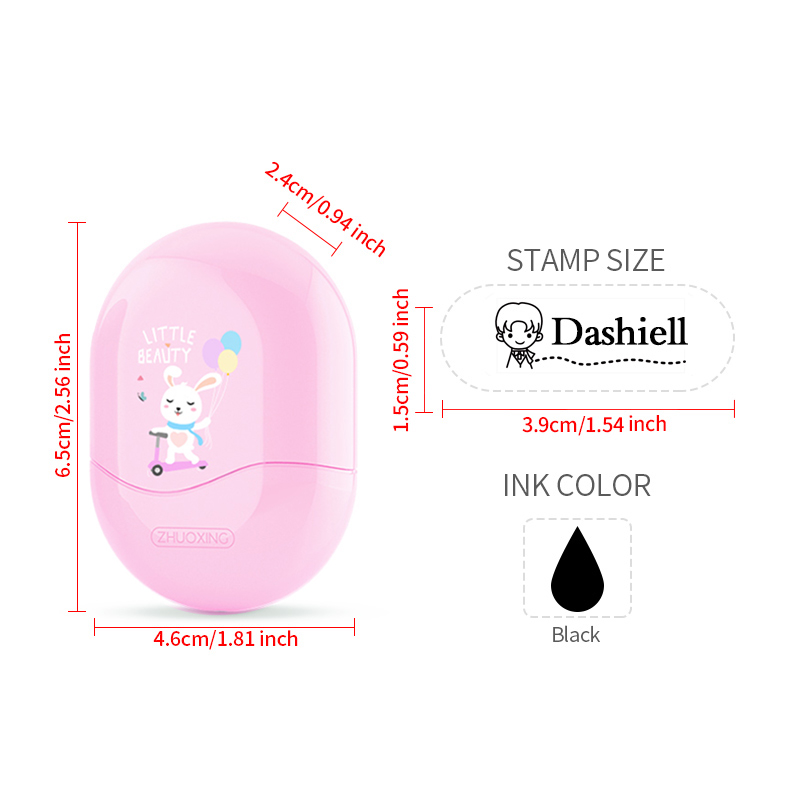 개인화 된 학생 이름 스탬프 - 비 페이딩 잉크가있는  - Self Inking Stamp 리뷰 및 가격