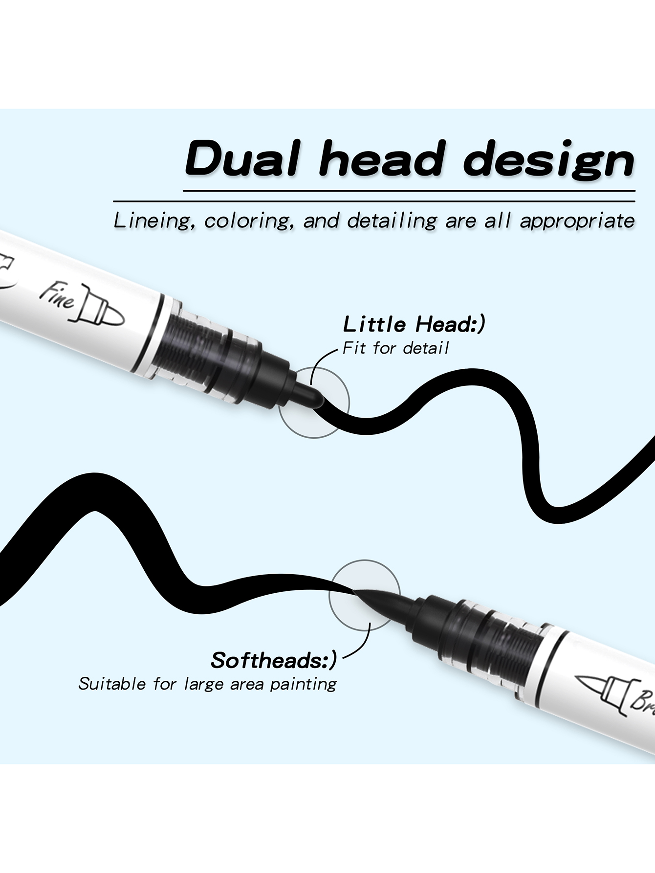 블랙/화이트 대용량 듀얼팁 영구 아크릴 페인트 펜, 미 - Whiteboard Marker Set 리뷰 및 가격
