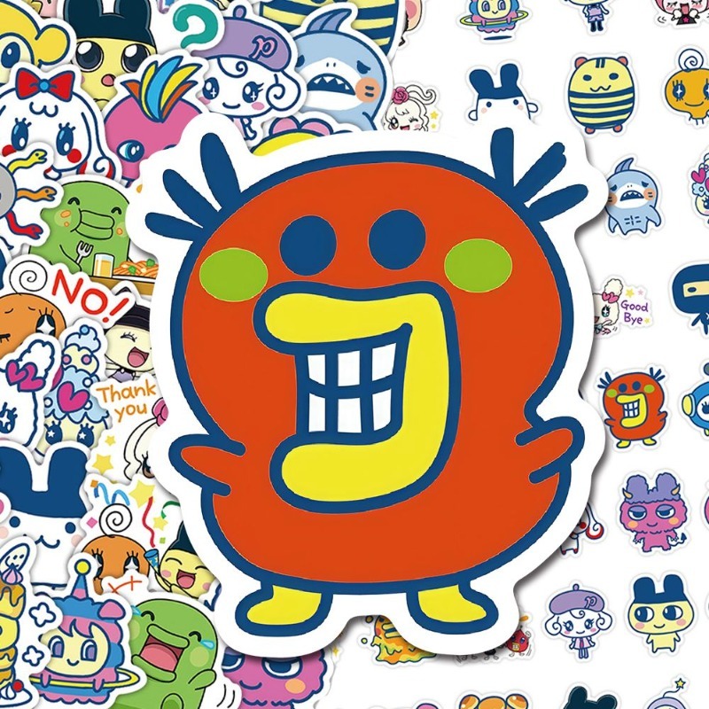 새로운 반다이 다마고치 마메치 재미있는 그래피티 스티커 - Memo Pad Sticky 리뷰 및 가격