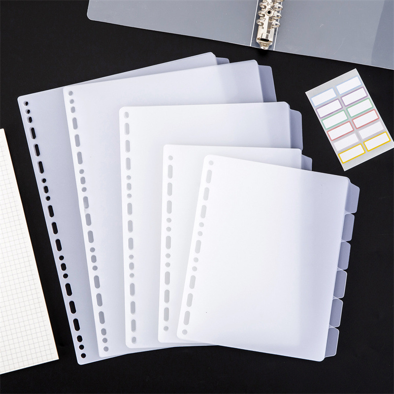 A4 A5 B5 바인더 디바이더 일반형 홀 바인더 인덱 - Index Tab Divider 리뷰 및 가격