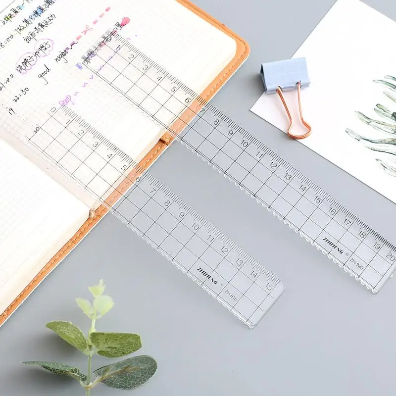 1Pcs Simple15cm 18cm 20cm 투명 단 - Ruler Set Transparent 리뷰 및 가격