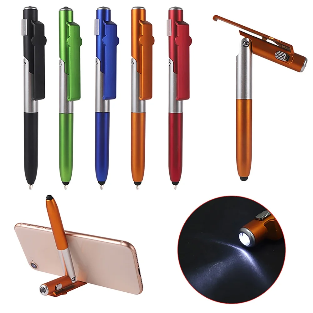 4-in-1 다기능 접이식 휴대폰 홀더 볼펜 내장형 야 - Stationery Supply 리뷰 및 가격