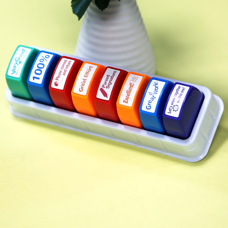 8 교사 우표 교실 교사 재미있는 등급 매기기 사무실  - Self Inking Stamp 리뷰 및 가격