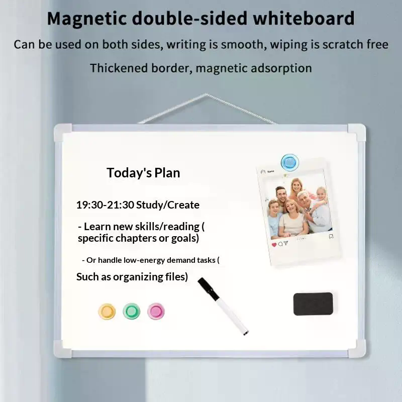 1세트 16인치 X 12인치 벽걸이형 화이트보드 소형  - Whiteboard Marker Set 리뷰 및 가격