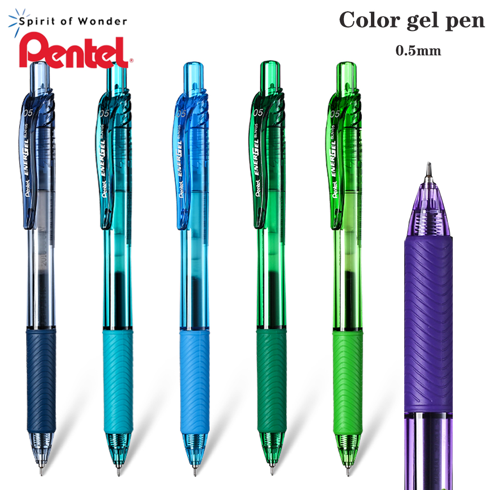 펜텔 젤 펜, BLN105 바늘 끝 쓰기, 부드러운 빠 - Pentel Pen Energel 리뷰 및 가격