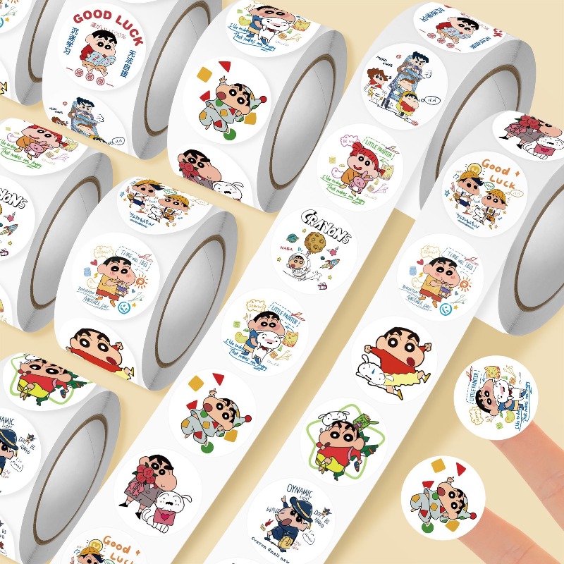 500pcs/roll 애니메이션 크레용 신짱 스티커 귀 - Memo Pad Sticky 리뷰 및 가격