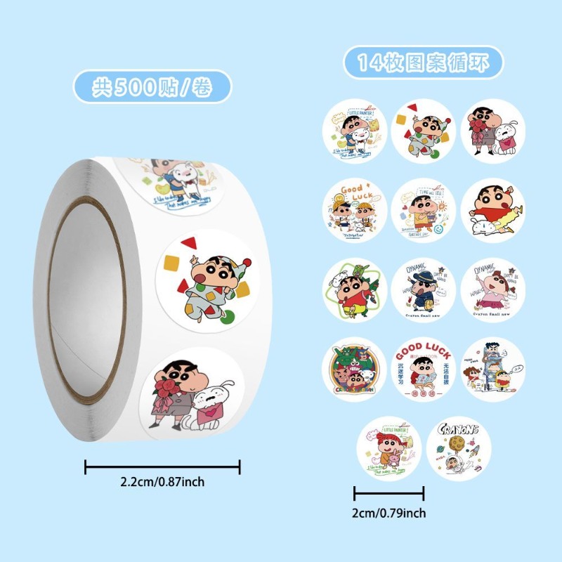 500pcs/roll 애니메이션 크레용 신짱 스티커 귀 - Memo Pad Sticky 리뷰 및 가격