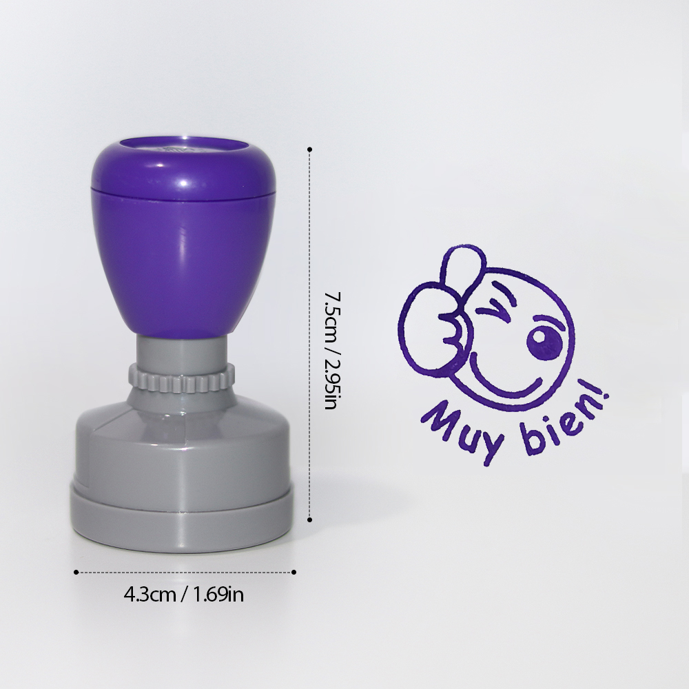 컬러 3개 대형 스페인어 격려 스탬프 교사 코멘트 스탬 - Self Inking Stamp 리뷰 및 가격