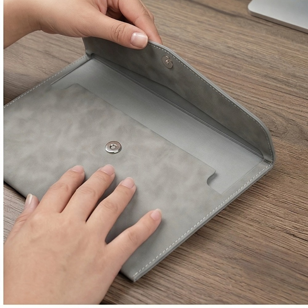 파일 가방 PU 가죽 아카이브 폴더 보관 봉투 가방 노 - Office Stationery And Supply 리뷰 및 가격